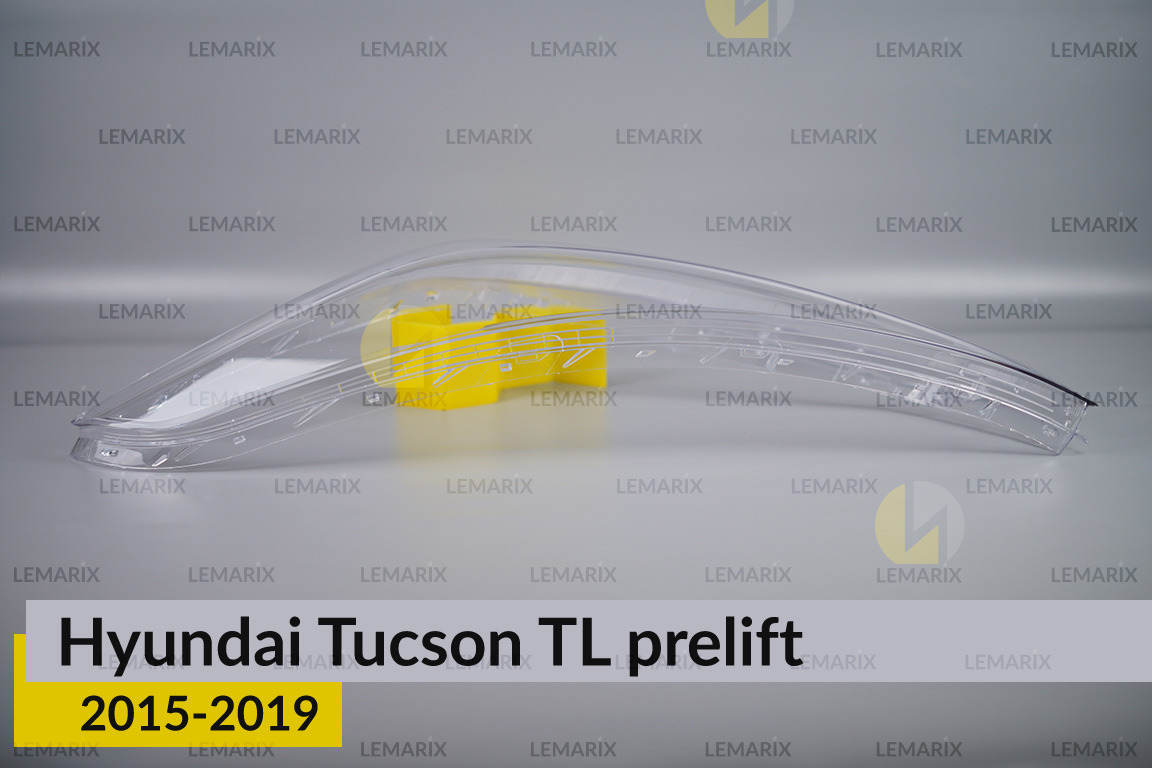 Стекло фары Hyundai Tucson TL (2015-2019) дорест левое