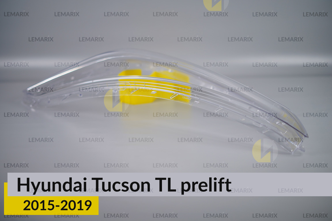 Стекло фары Hyundai Tucson TL (2015-2019) дорест левое