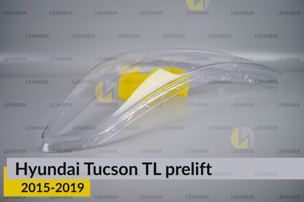 Стекло фары Hyundai Tucson TL (2015-2019) дорест левое