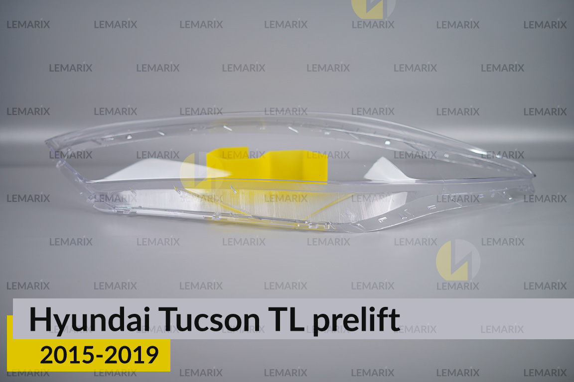 Стекло фары Hyundai Tucson TL (2015-2019) дорест левое