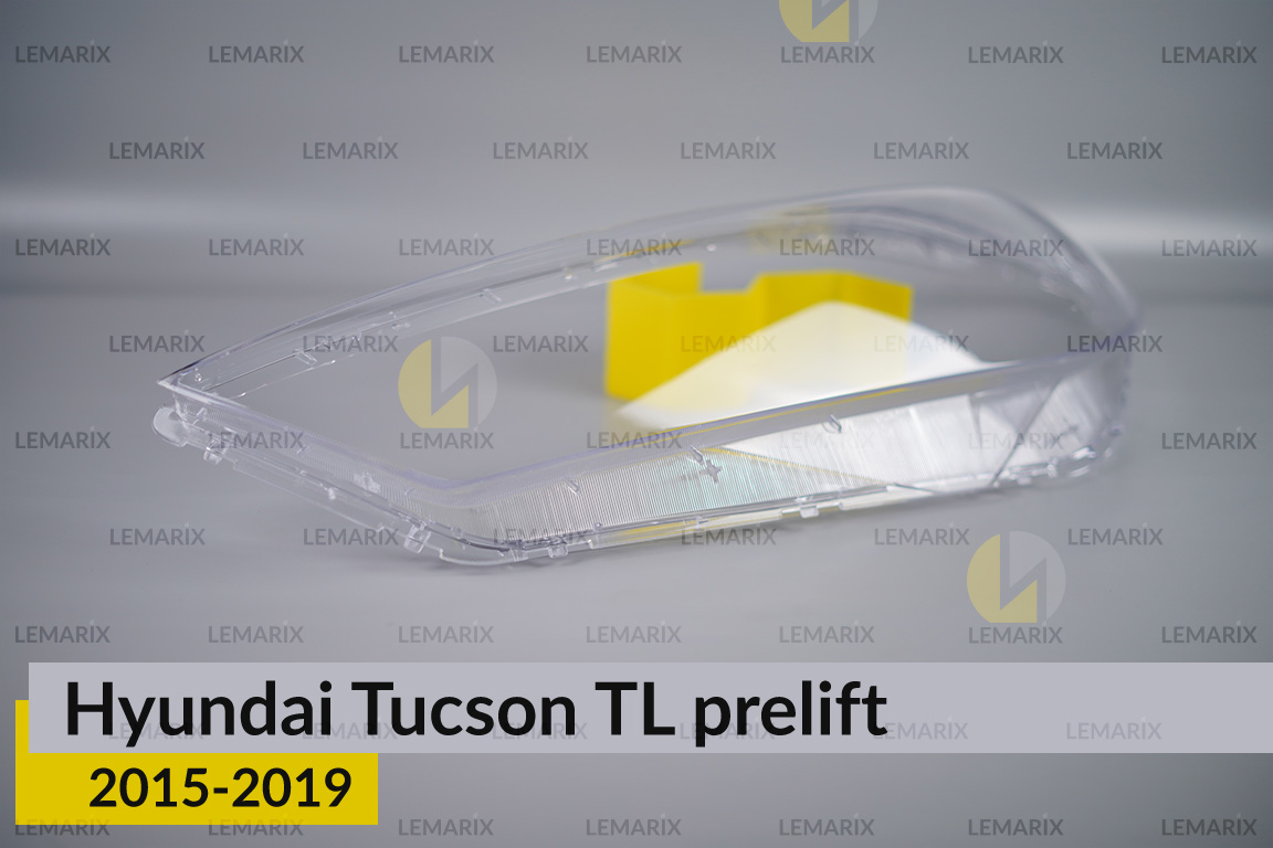 Стекло фары Hyundai Tucson TL (2015-2019) дорест левое