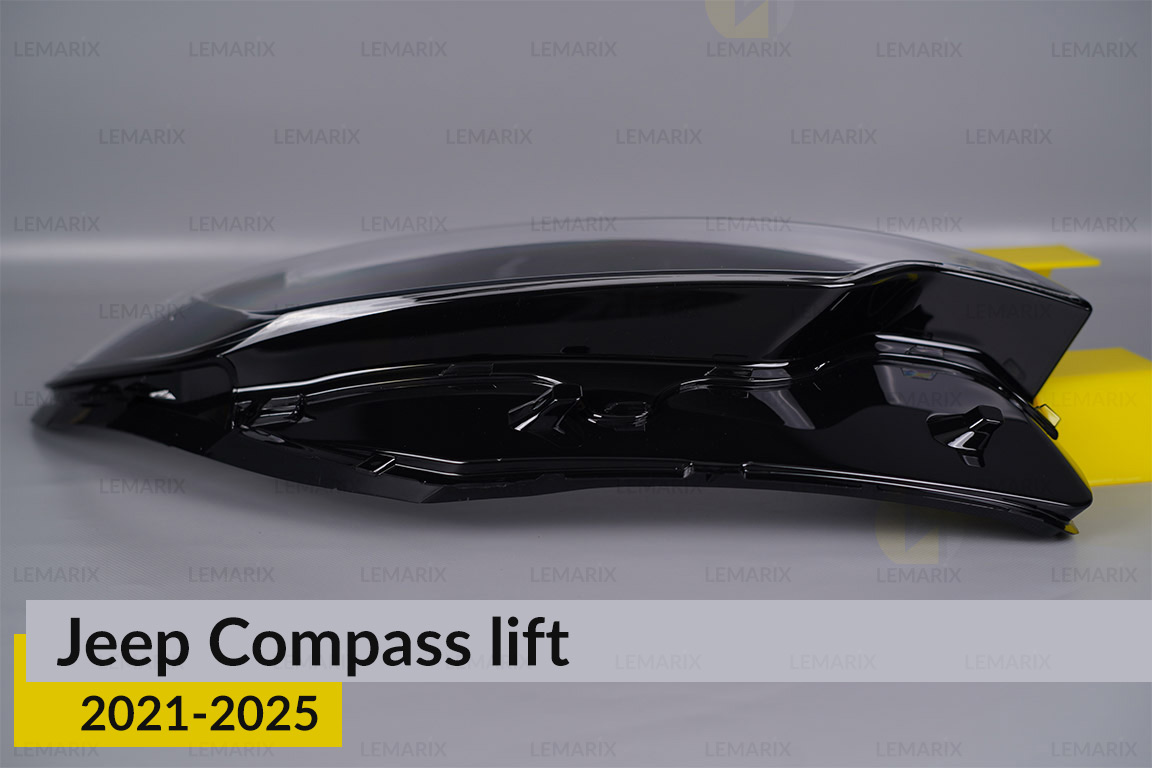 Скло фари Jeep Compass (2021-2025) рест праве