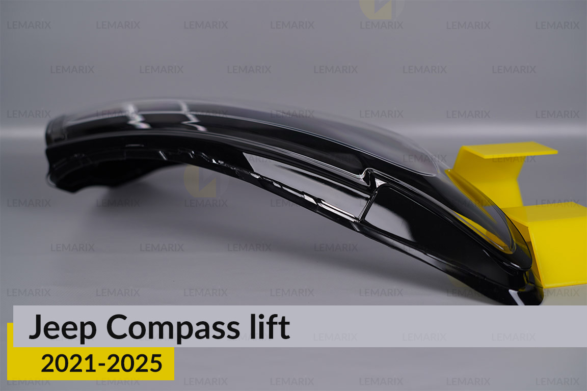 Скло фари Jeep Compass (2021-2025) рест праве