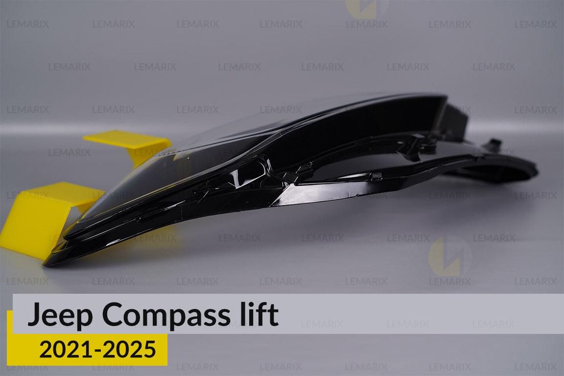 Скло фари Jeep Compass (2021-2025) рест праве