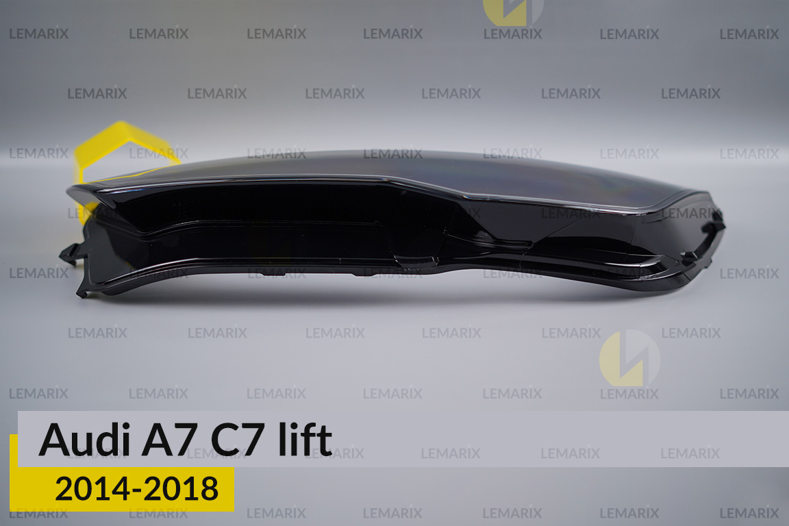 Скло фари Audi A7 C7 (2014-2018) рест ліве