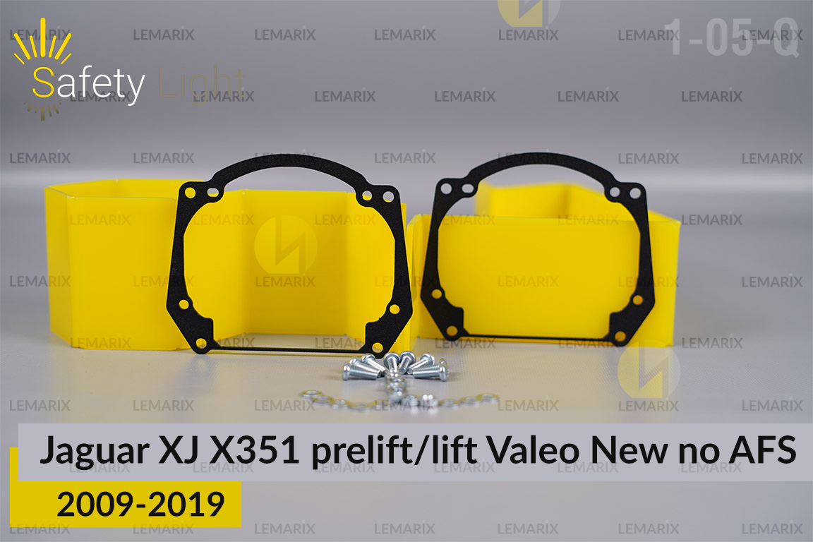 Переходная рамка для Jaguar XJ X351 Valeo New no AFS (2009-2019) дорест/рест