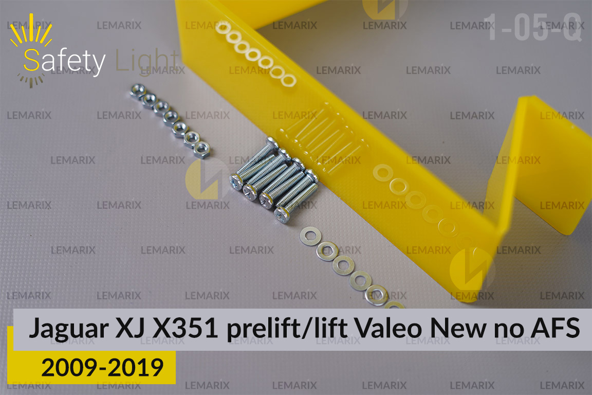 Переходная рамка для Jaguar XJ X351 Valeo New no AFS (2009-2019) дорест/рест