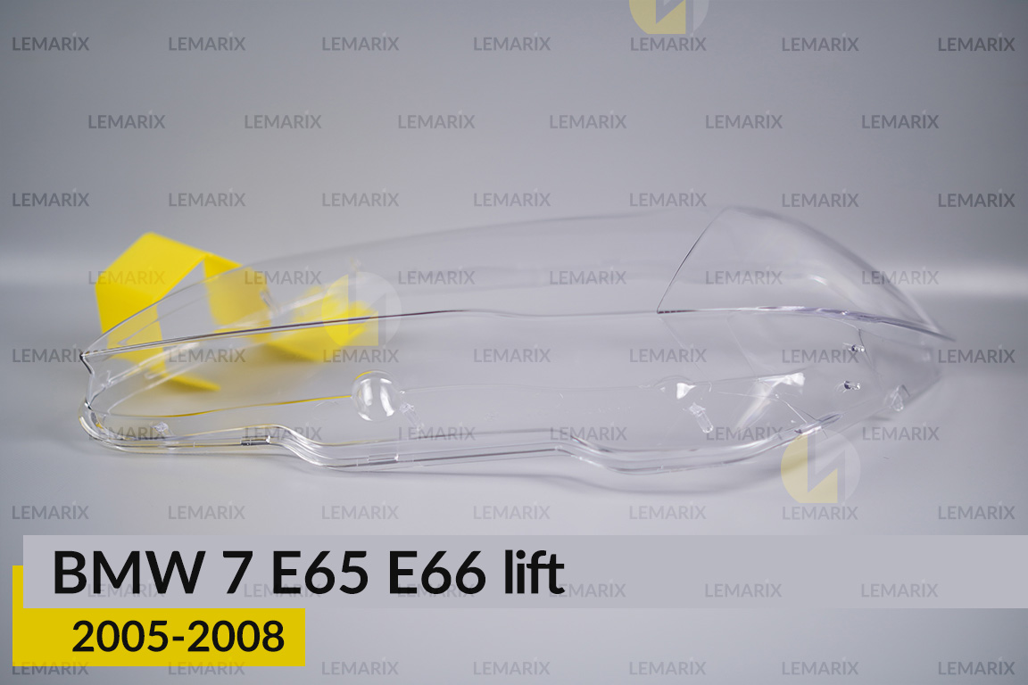 Скло фари BMW 7 E65 E66 (2005-2008) рест ліве