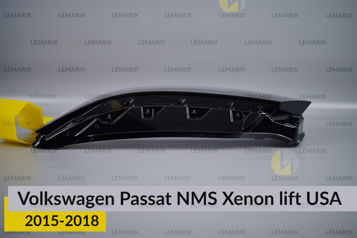 Стекло фары VW Volkswagen Passat NMS Xenon USA (2015-2018) рест левое