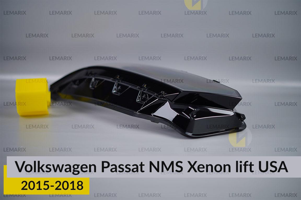 Стекло фары VW Volkswagen Passat NMS Xenon USA (2015-2018) рест левое