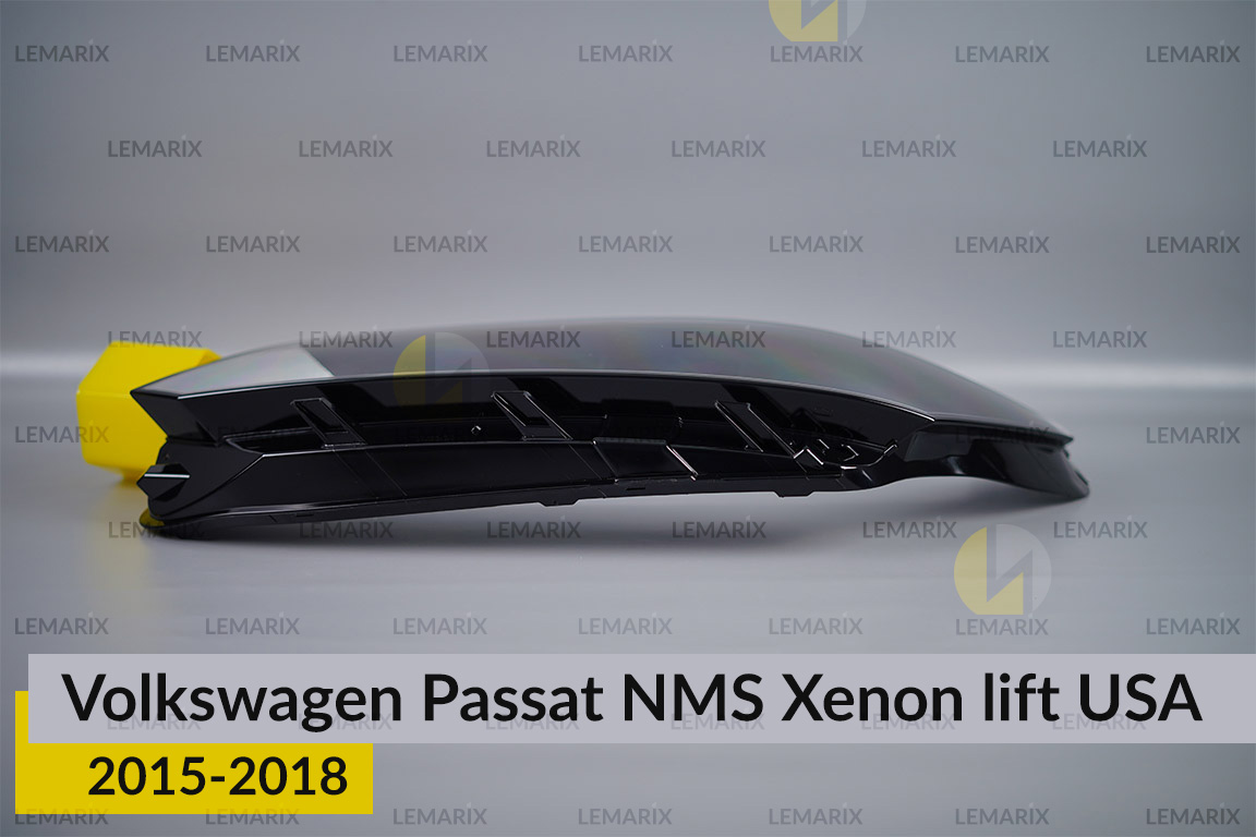 Стекло фары VW Volkswagen Passat NMS Xenon USA (2015-2018) рест левое
