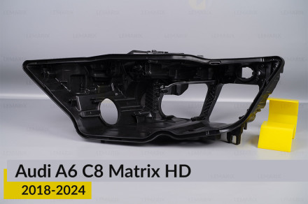 Корпус фари Audi A6 C8 Matrix HD (2018-2024) лівий