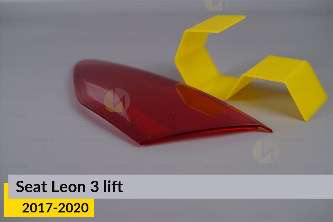Стекло заднего фонаря внутреннее в крышке багажника Seat Leon 3 (2017-2020) рест правое