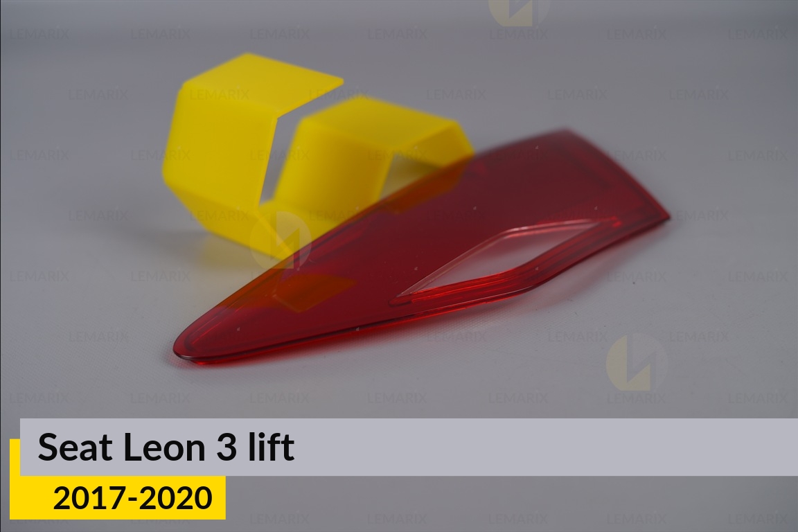 Стекло заднего фонаря внутреннее в крышке багажника Seat Leon 3 (2017-2020) рест правое