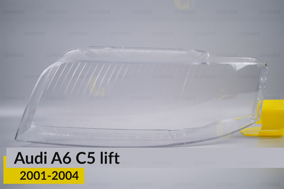Скло фари Audi A6 C5 (2001-2004) рест ліве