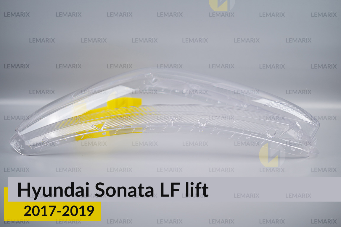 Скло фари Hyundai Sonata LF (2017-2019) рест ліве