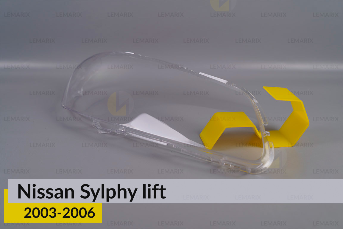 Скло фари Nissan Sylphy (2003-2006) рест праве