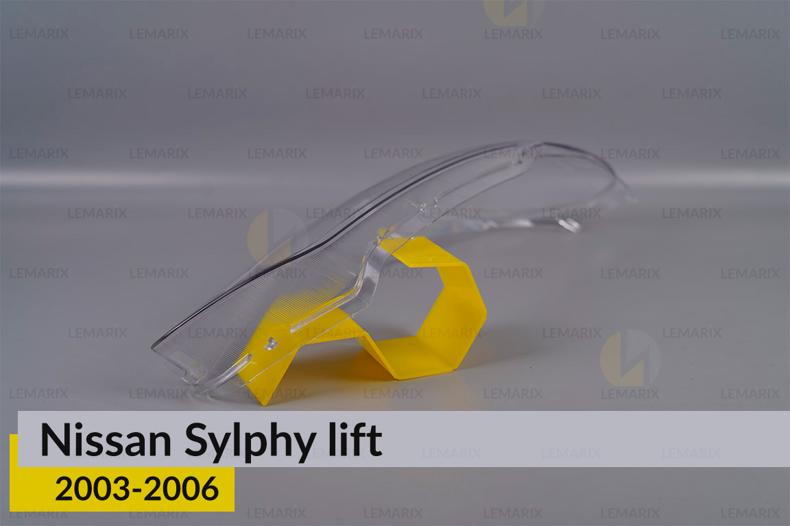 Скло фари Nissan Sylphy (2003-2006) рест праве
