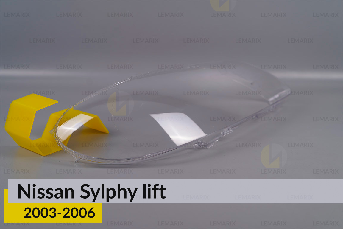 Скло фари Nissan Sylphy (2003-2006) рест праве