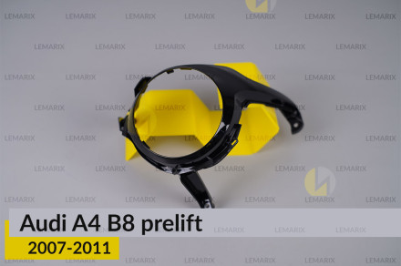 Декоративна маска лінзи Audi A4 B8 (2007-2011) дорест ліва