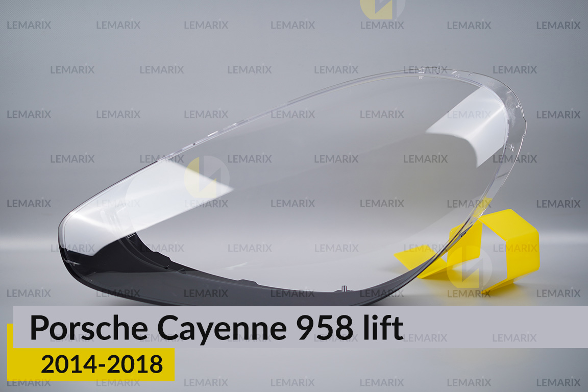 Скло фари Porsche Cayenne 958 (2014-2018) рест ліве