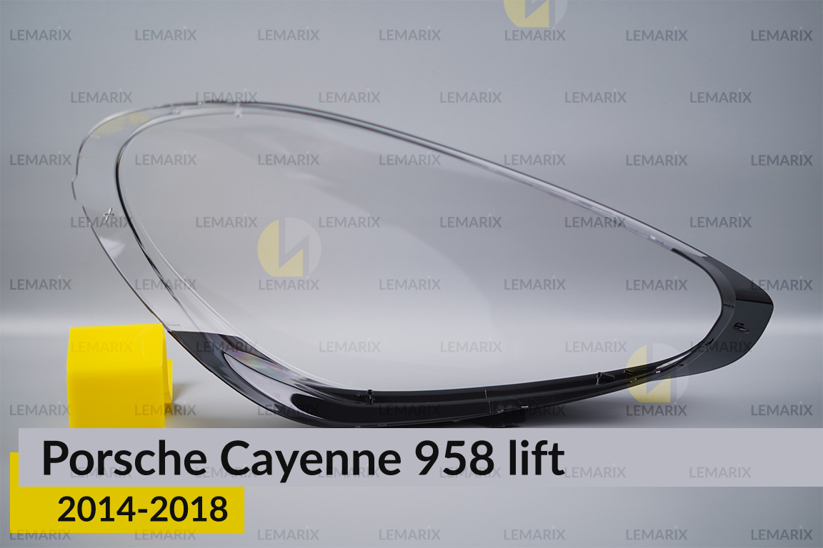 Скло фари Porsche Cayenne 958 (2014-2018) рест ліве