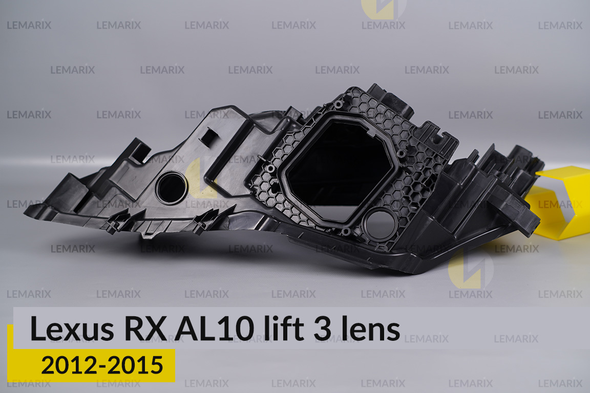 Корпус фары Lexus RX AL10 3 линзы (2012-2015) рест правый