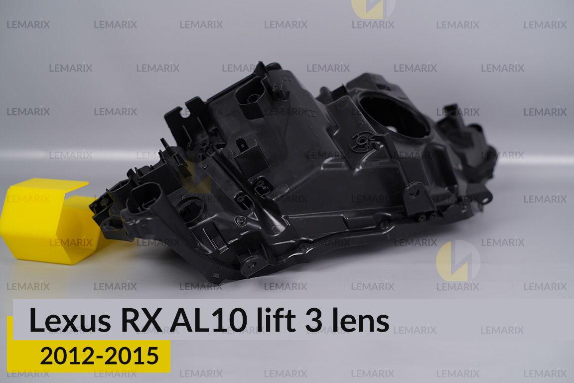 Корпус фары Lexus RX AL10 3 линзы (2012-2015) рест правый