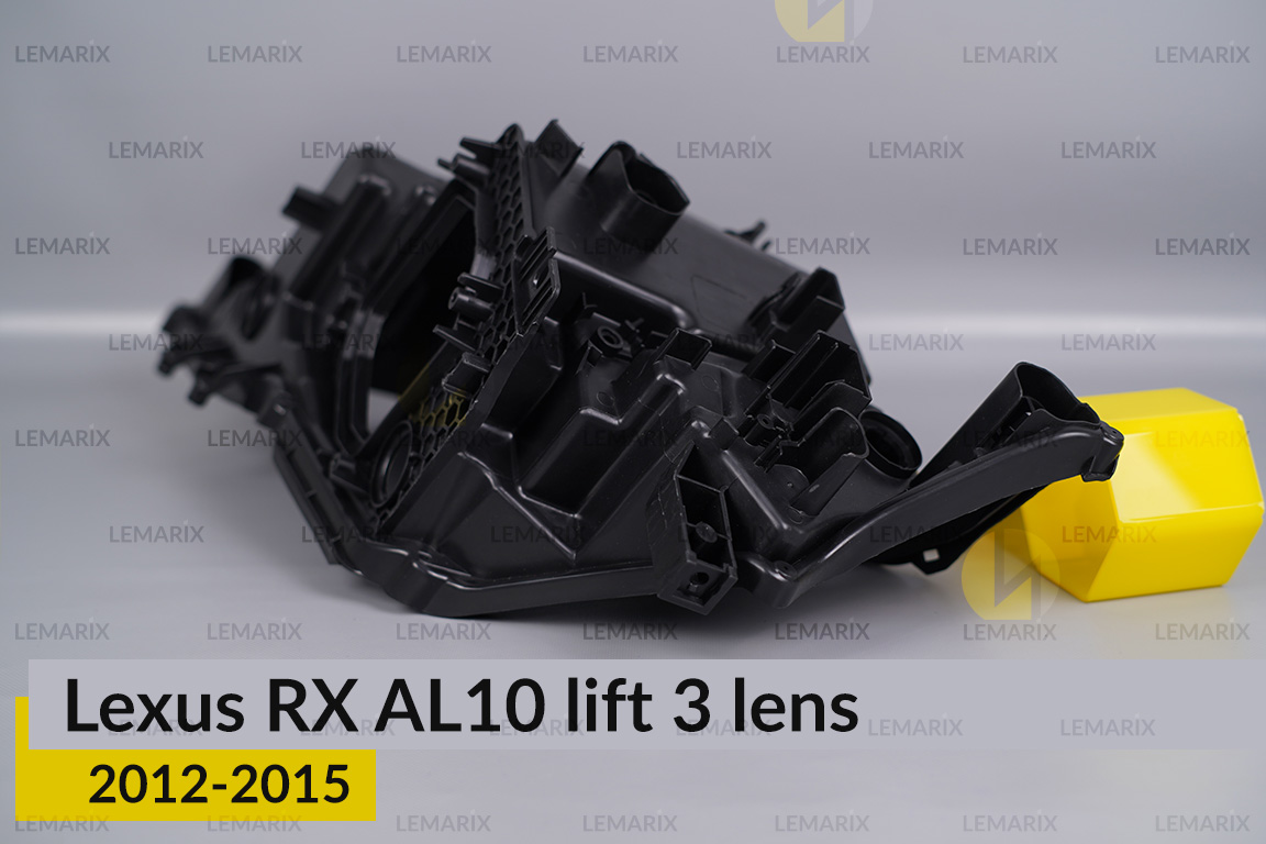 Корпус фары Lexus RX AL10 3 линзы (2012-2015) рест правый