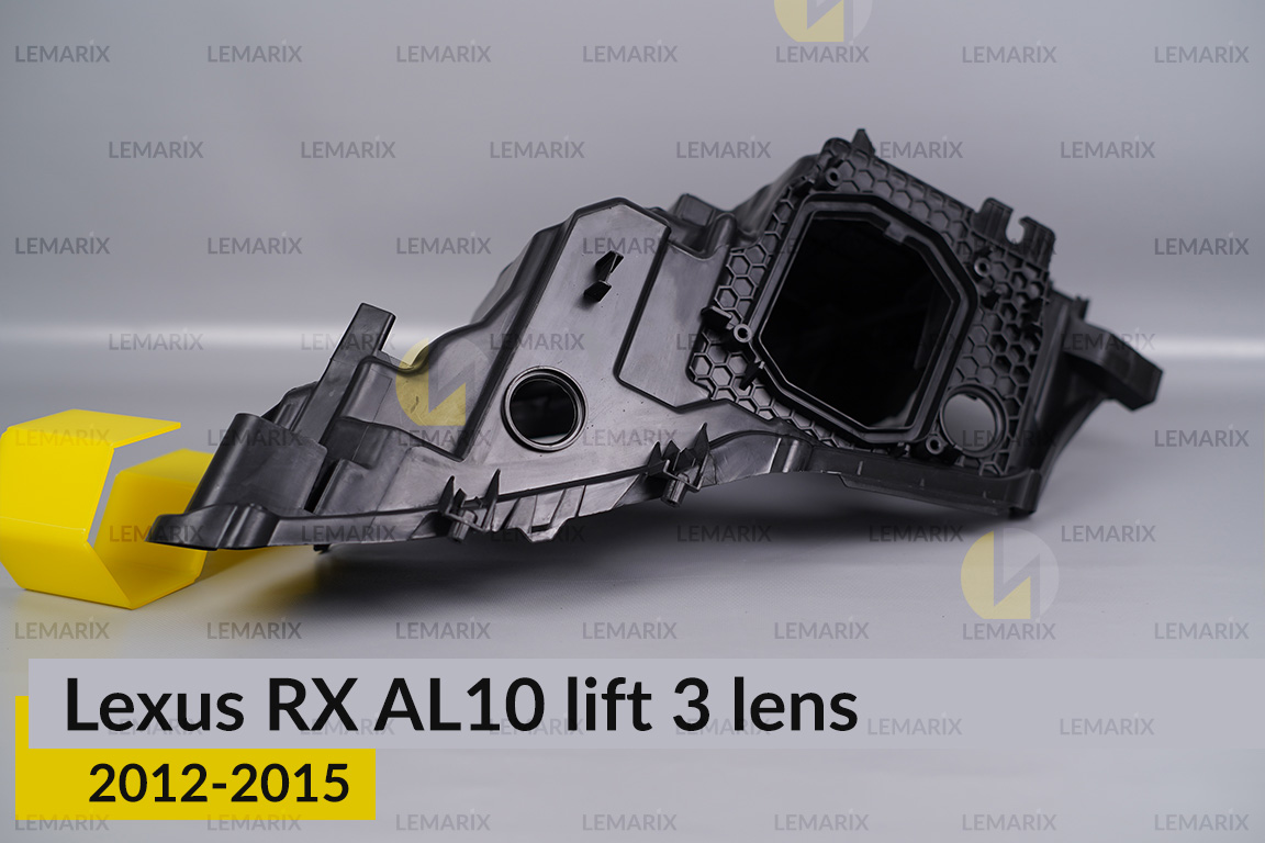 Корпус фары Lexus RX AL10 3 линзы (2012-2015) рест правый
