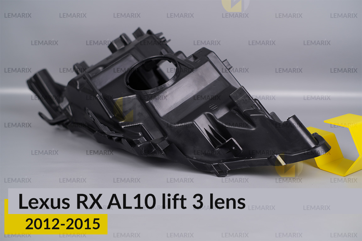 Корпус фары Lexus RX AL10 3 линзы (2012-2015) рест правый