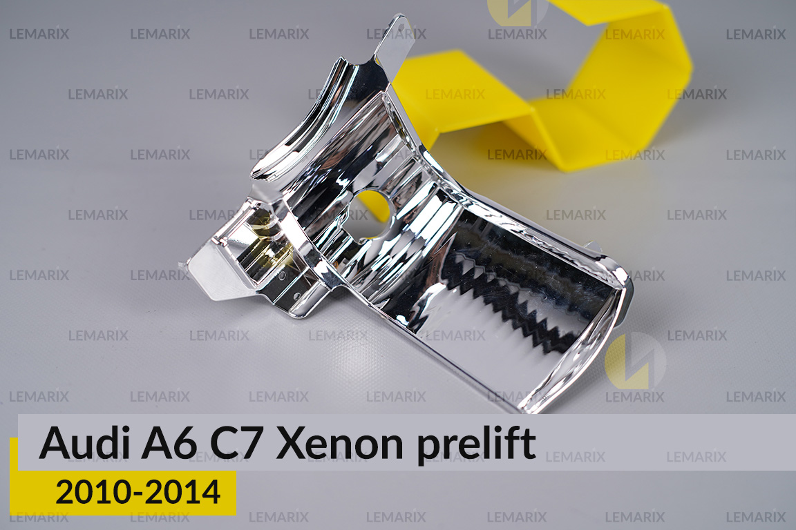 Хромированный отражатель поворотника Audi A6 C7 Xenon (2010-2014) дорест правый