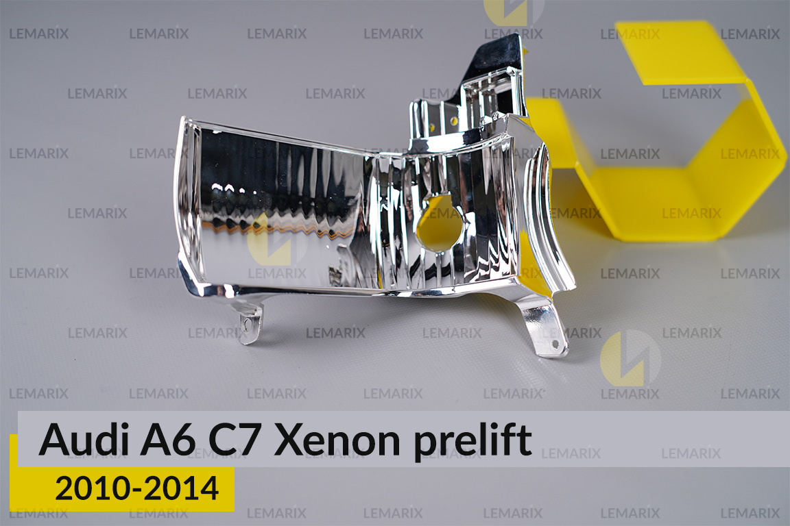 Хромированный отражатель поворотника Audi A6 C7 Xenon (2010-2014) дорест правый