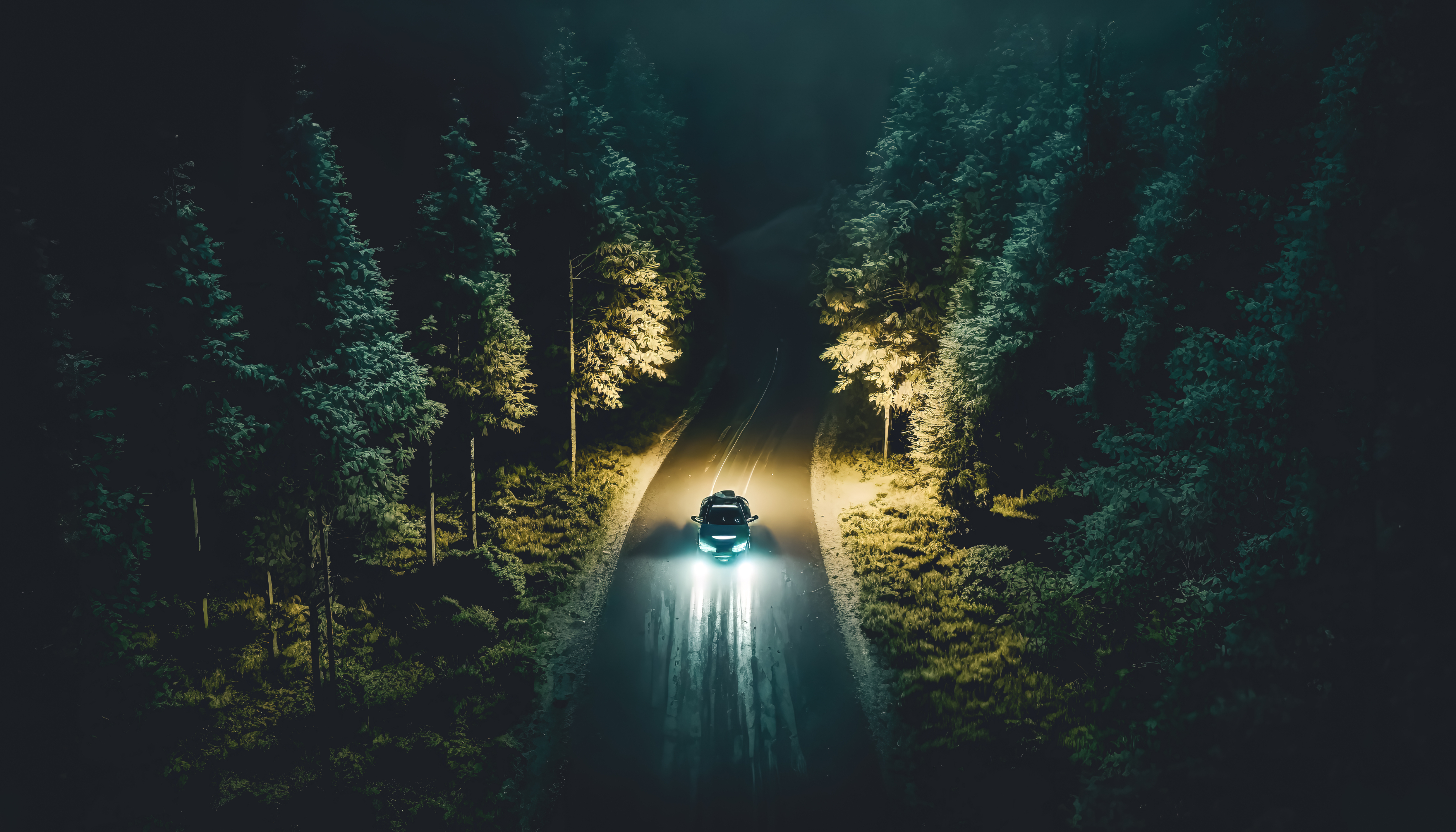night road