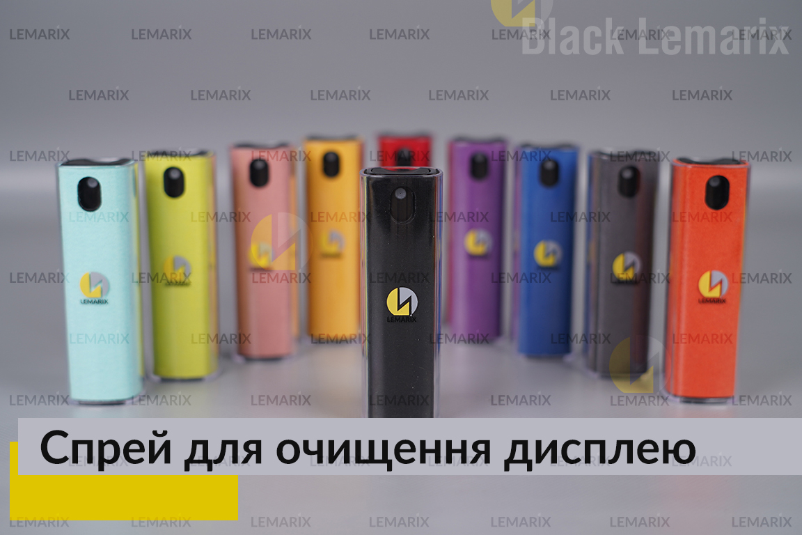 Спрей портативний для очищення сенсорних екранів Black Lemarix