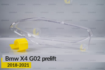 Скло фари BMW X4 G02 (2018-2021)