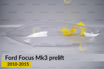 Скло фари Ford Focus Mk3 (2010-2015)