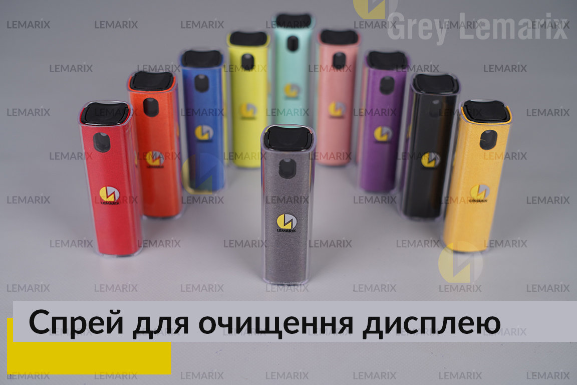 Спрей портативний для очищення сенсорних екранів Grey Lemarix