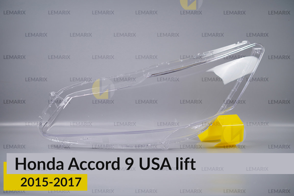 Скло фари Honda Accord 9 LED USA