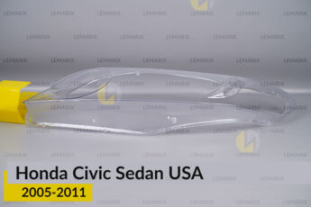Скло фари Honda Civic Sedan USA