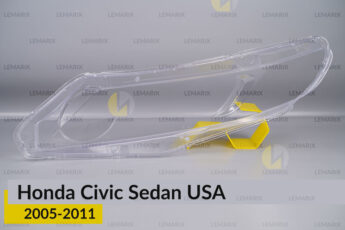 Скло фари Honda Civic Sedan USA