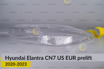 Скло фари Hyundai Elantra Avante CN7