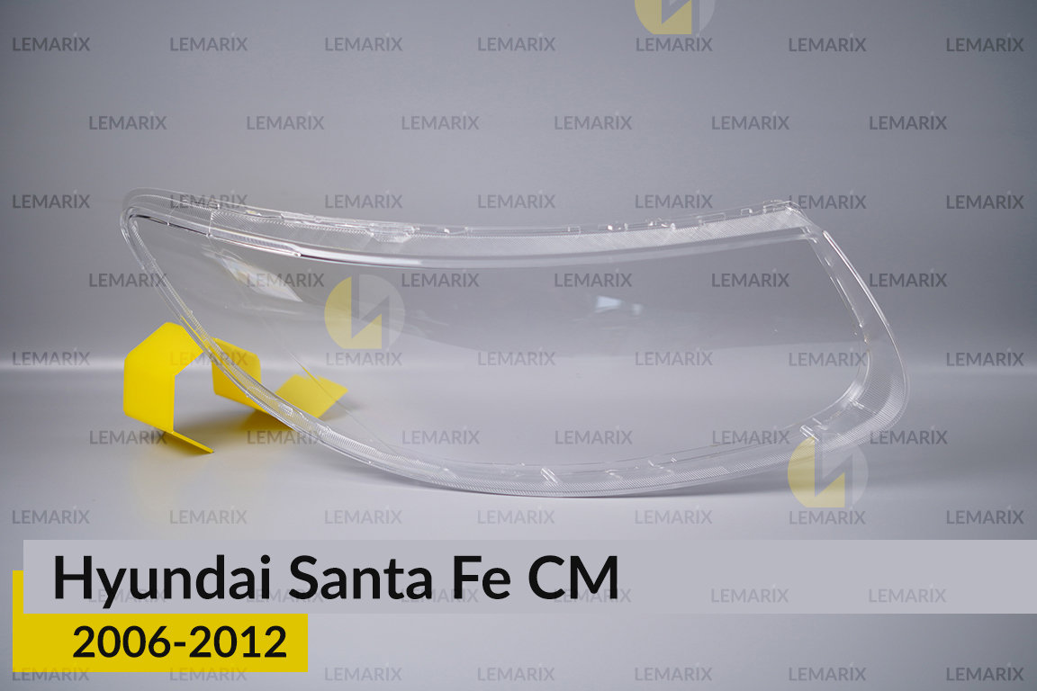 Скло фари Hyundai Santa Fe CM (2006-2012)
