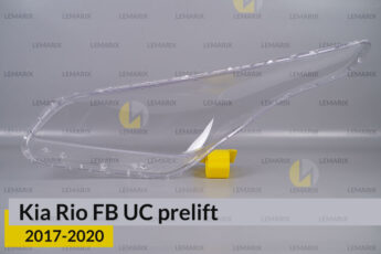 Скло фари KIA Rio FB UC (2017-2020)