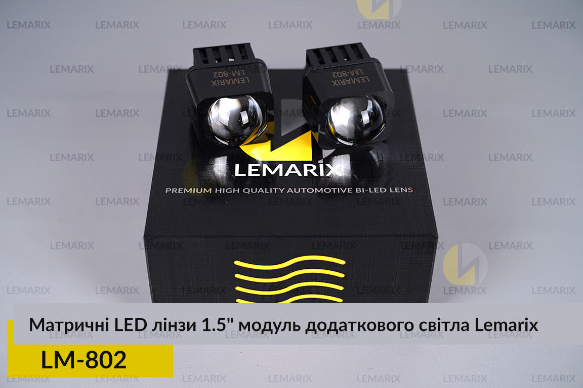 Матричні LED лінзи 1.5″