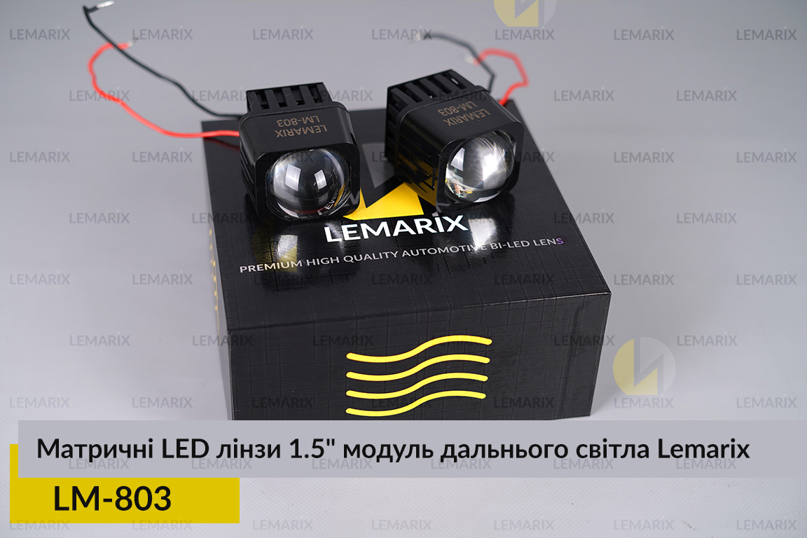 Матричні LED лінзи 1.5″