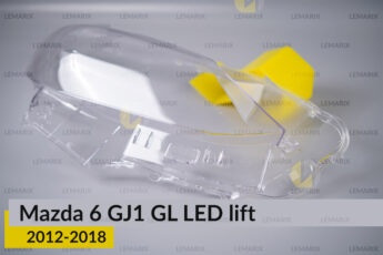 Скло фари Mazda 6 GJ1 GL LED (2012-2018)