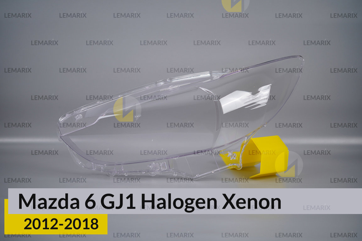 Скло фари Mazda 6 GJ1 GL Halogen Xenon