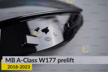 Скло фари Mercedes-Benz A-Class W177