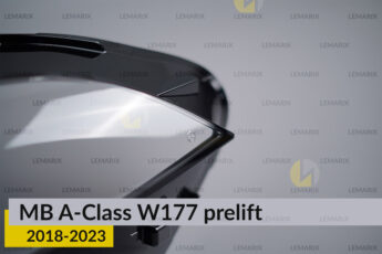 Скло фари Mercedes-Benz A-Class W177